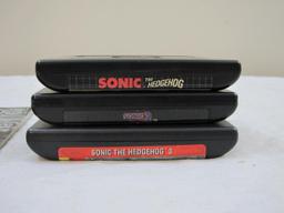 Three Sonic Sega Genesis Games, Sonic the Hedgehog 3 includes instruction manual, games have been
