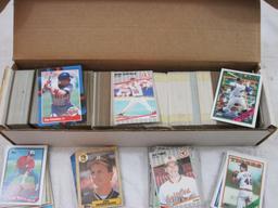 Lot of Baseball Cards from 1980s from Topps and Fleer, 3 lbs 6 oz