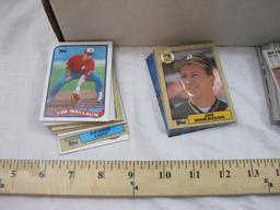Lot of Baseball Cards from 1980s from Topps and Fleer, 3 lbs 6 oz