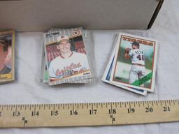 Lot of Baseball Cards from 1980s from Topps and Fleer, 3 lbs 6 oz