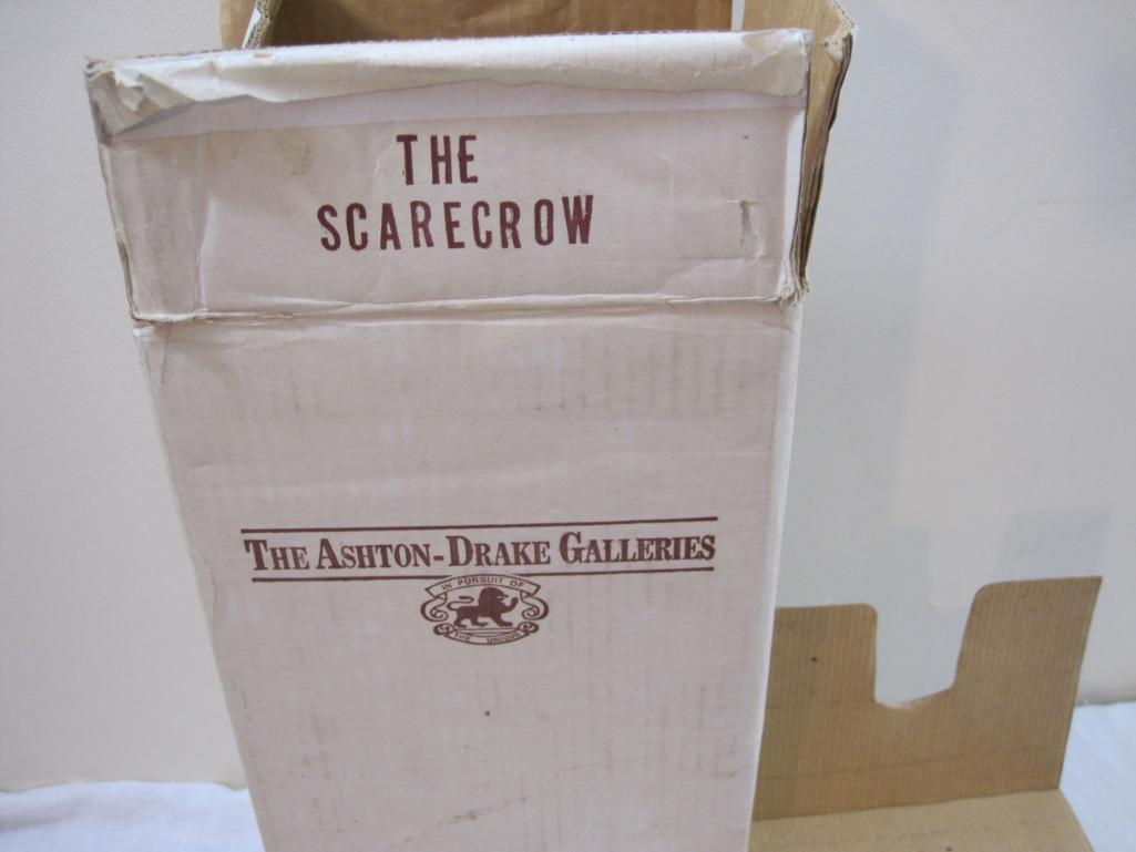 The Scarecrow Porcelain Doll, The Ashton-Drake Galleries, new in box with shipping box, 3 lbs 4 oz