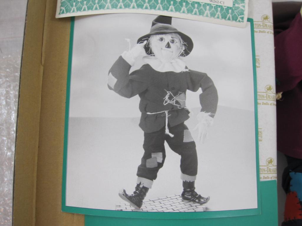 The Scarecrow Porcelain Doll, The Ashton-Drake Galleries, new in box with shipping box, 3 lbs 4 oz