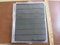 Lot includes three unopened packages of stock sheets and four loose stock sheets