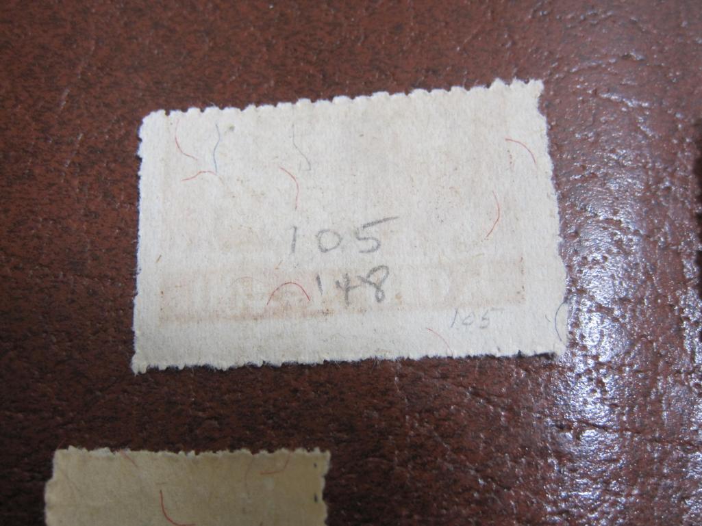 Lot of approximately one dozen 1940s Korean Postage Stamps, some used