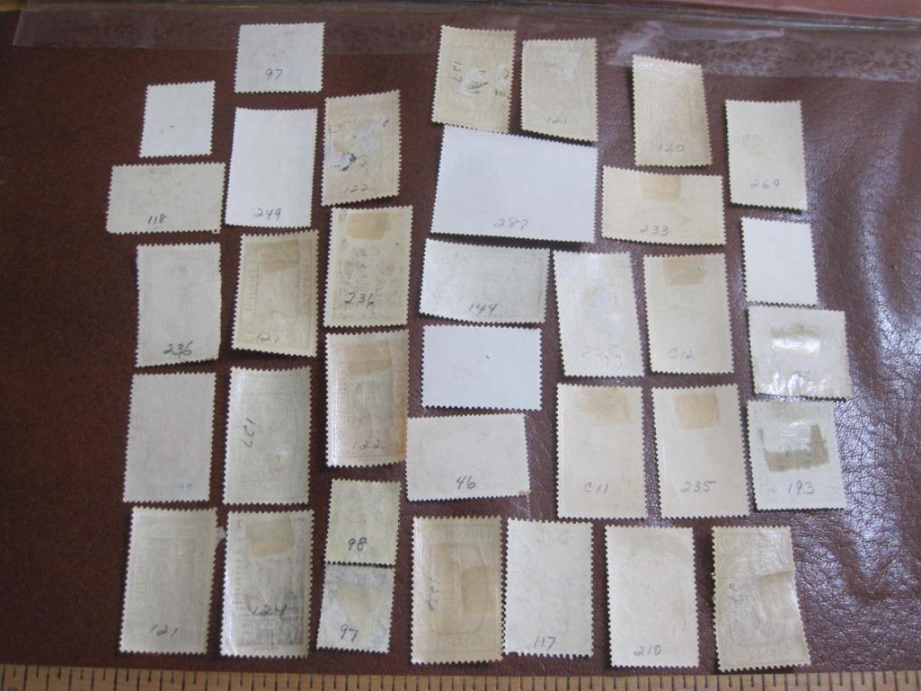 Mixed lot of more than TWO DOZEN foreign postage stamps from Ethiopia, British Honduras and Belgian