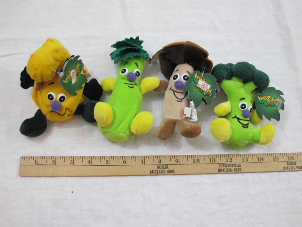 Lot of Veggie Friends Seedies including Crunchy Celery, Moy Mushroom, Charles Broccoli, and Skeeter