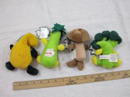 Lot of Veggie Friends Seedies including Crunchy Celery, Moy Mushroom, Charles Broccoli, and Skeeter