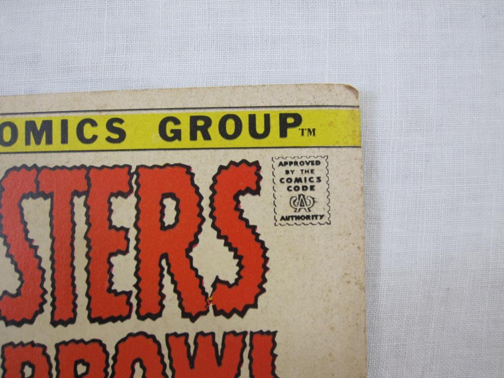 Two Bronze Age Marvel Comics including Combat Kelly and Deadly Dozen No. 3 October 1972 and Monsters