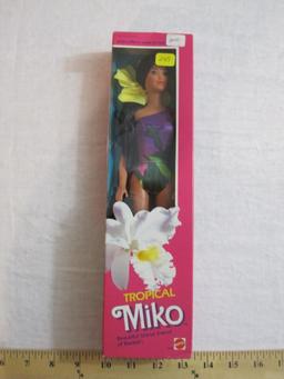 Tropical Miko Doll, NRFB, Mattel Inc 1985, 8 oz