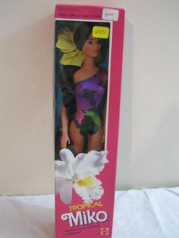 Tropical Miko Doll, NRFB, Mattel Inc 1985, 8 oz