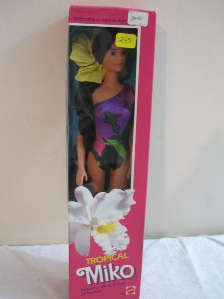 Tropical Miko Doll, NRFB, Mattel Inc 1985, 8 oz