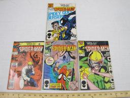 Four Comic Book Issues of Web of Spider-Man Nos. 13 (April 1986), 15 (June 1986), 16 (July 1986) and