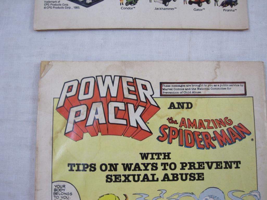 Four Comic Book Issues of Web of Spider-Man Nos. 13 (April 1986), 15 (June 1986), 16 (July 1986) and