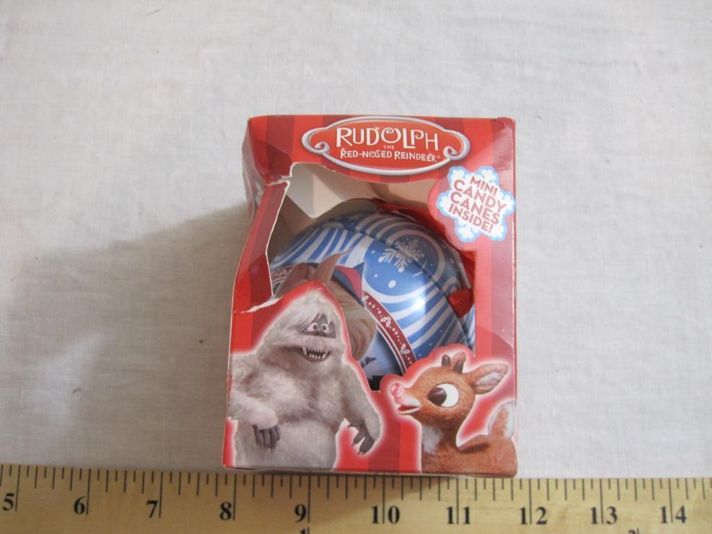 Rudolph The Red-Nosed Reindeer Christmas Ornament, Flix Candy, 2014 in original box, 3 oz