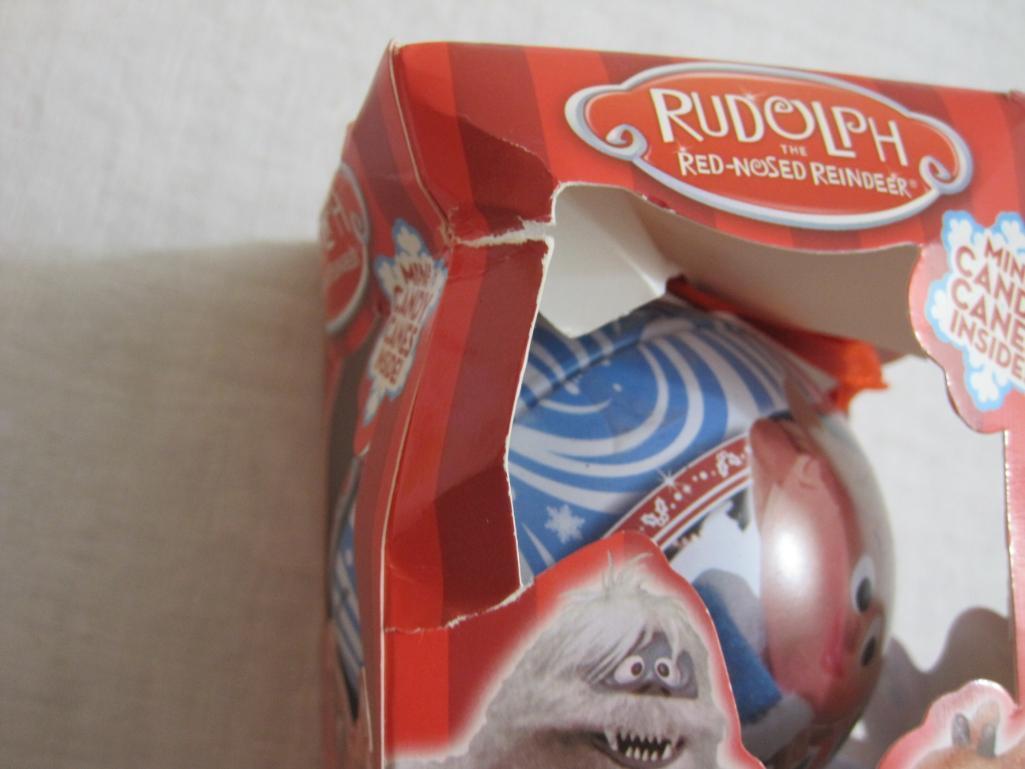 Rudolph The Red-Nosed Reindeer Christmas Ornament, Flix Candy, 2014 in original box, 3 oz