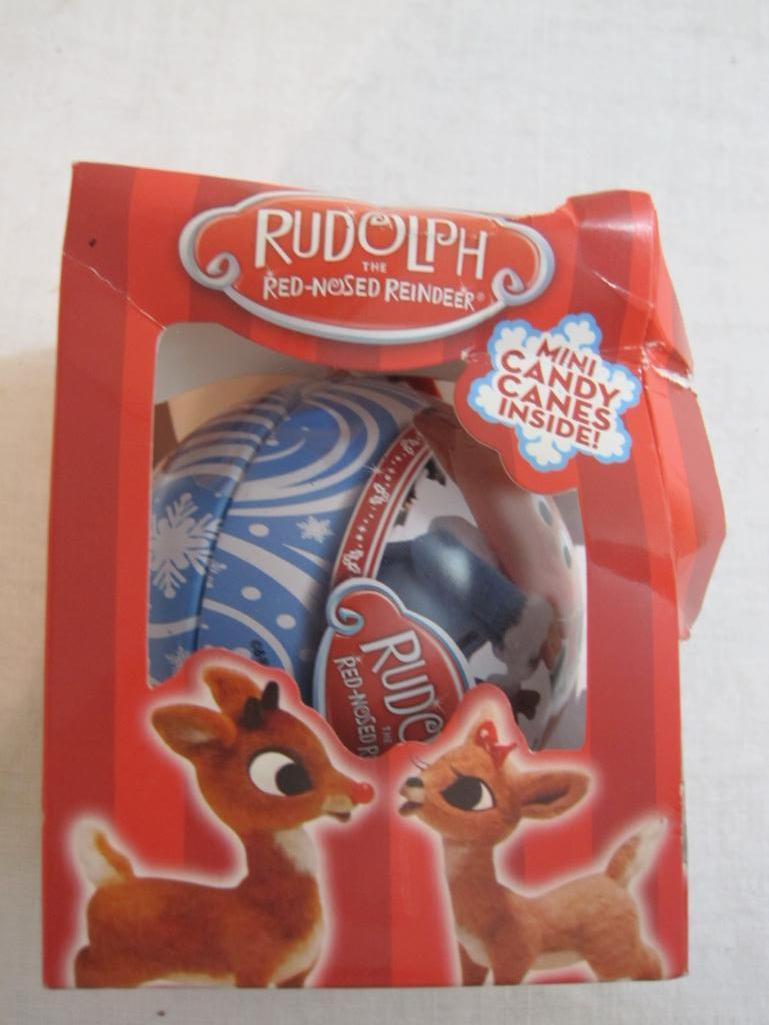 Rudolph The Red-Nosed Reindeer Christmas Ornament, Flix Candy, 2014 in original box, 3 oz