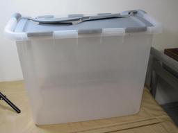 Sterilite 62 Qt Tote with flip top