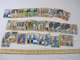 Lot of Topps 1987 MLB Baseball Trading Cards including Jesse Barfield, Bruce Sutter, Mike Scott,