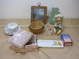 Box Lot of Cheerful Knick Knacks
