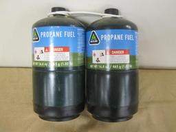 Two 1lb Propane Canisters - Full