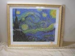 Starry Night Framed Print, 22x18"