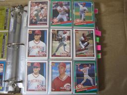 Assorted Topps Reds baseball cards, includes Ken Griffey , Tom Browning