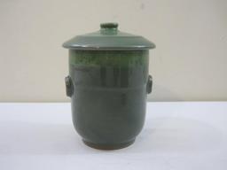 Set of 2 Lidded Ceramic Cups, Japanese, 2 lbs