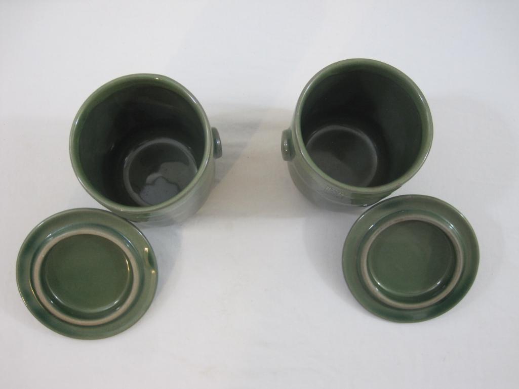 Set of 2 Lidded Ceramic Cups, Japanese, 2 lbs