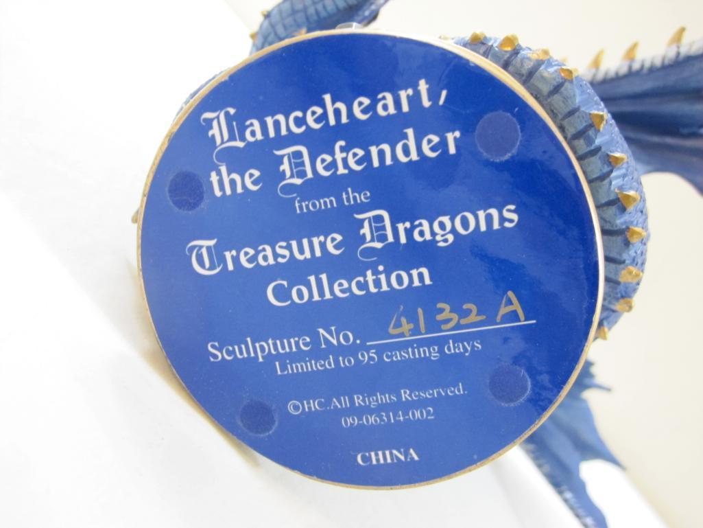 Lanceheart, The Defender from the Treasure Dragons Collection Dragon Figure, The Hamilton