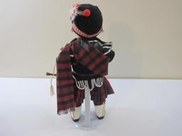 Scott Porcelain Doll on Display Stand, The Danbury Mint, 1993, 2 lbs 1 oz