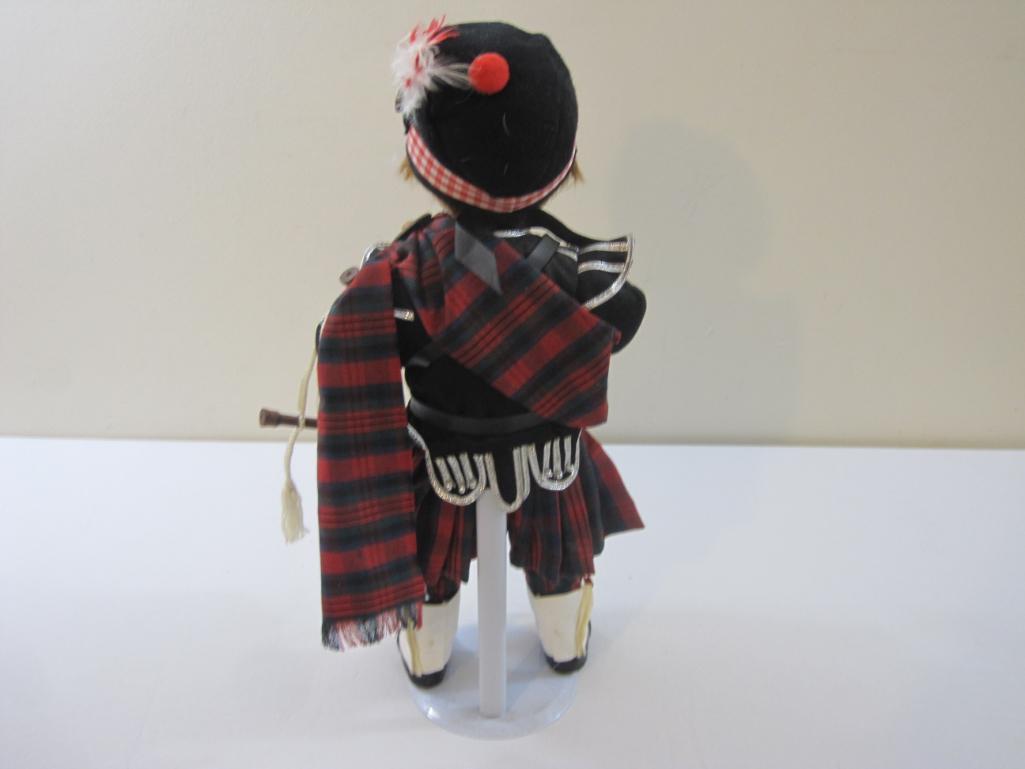 Scott Porcelain Doll on Display Stand, The Danbury Mint, 1993, 2 lbs 1 oz