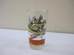 Three Vintage Drinking Glasses including Hazel Atlas Davy Crockett and more, 1 lb 5 oz