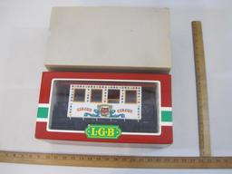 LGB Circus Caboose 3036, G Scale, new in box, 2 lbs 10 oz