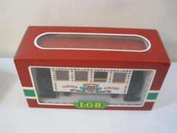 LGB Circus Caboose 3036, G Scale, new in box, 2 lbs 10 oz