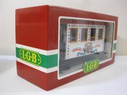 LGB Circus Caboose 3036, G Scale, new in box, 2 lbs 10 oz