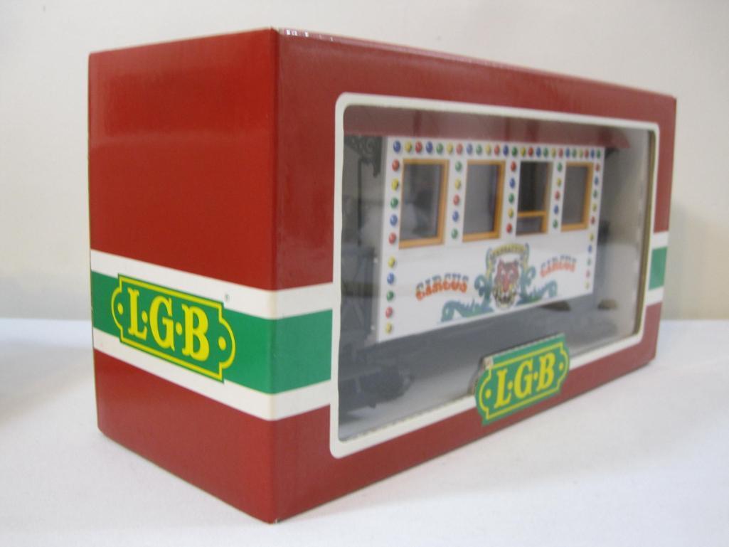 LGB Circus Caboose 3036, G Scale, new in box, 2 lbs 10 oz