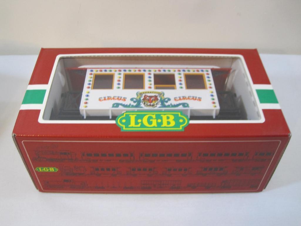 LGB Circus Caboose 3036, G Scale, new in box, 2 lbs 10 oz