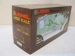 Lionel Large Scale Gerber 87104 Reefer Car, in original box, 2 lbs 11 oz