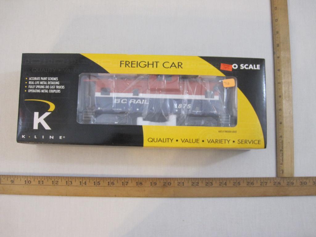 K-Line BC Rail Extended Vision Caboose K613-8012, O Scale, new in box, K-Line Electric Trains, 1 lb