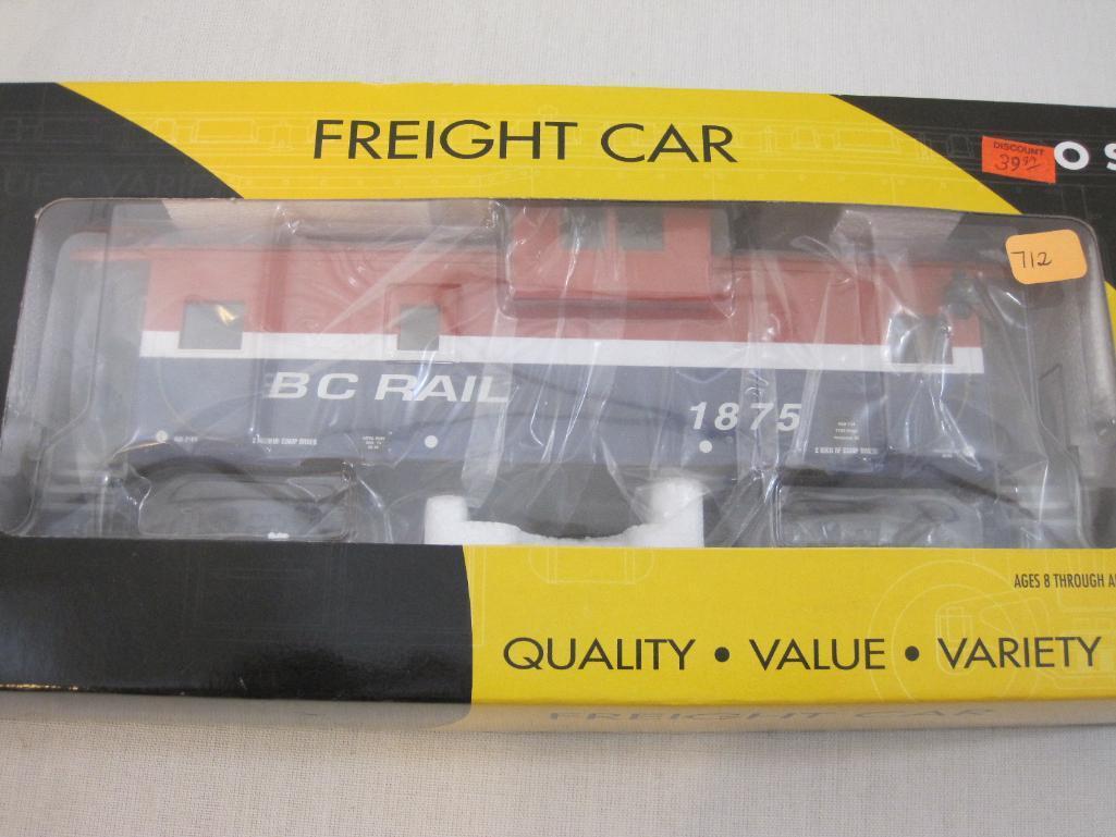 K-Line BC Rail Extended Vision Caboose K613-8012, O Scale, new in box, K-Line Electric Trains, 1 lb