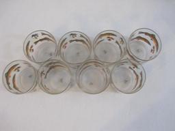 Vintage Department 56 Fishing Plastic Serving Pitcher and 8 Tumblers, 2 lbs
