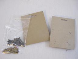 Lot of HO Scale Track Accessories including spikes, upholsterers tacks, Brass Rail Joiners and more