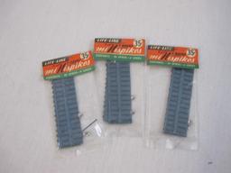 Lot of HO Scale Track Accessories including spikes, upholsterers tacks, Brass Rail Joiners and more