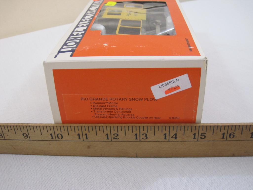 Lionel Rio Grande Rotary Snow Plow 6-8459, O Scale, in original box 2lb