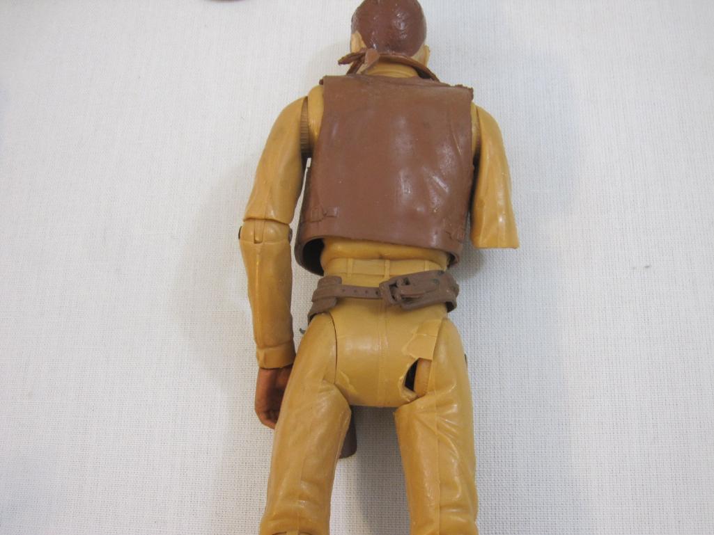 Lot of 5 Louis Marx Action Figures including General Custer, John West, Eric the Viking and more,