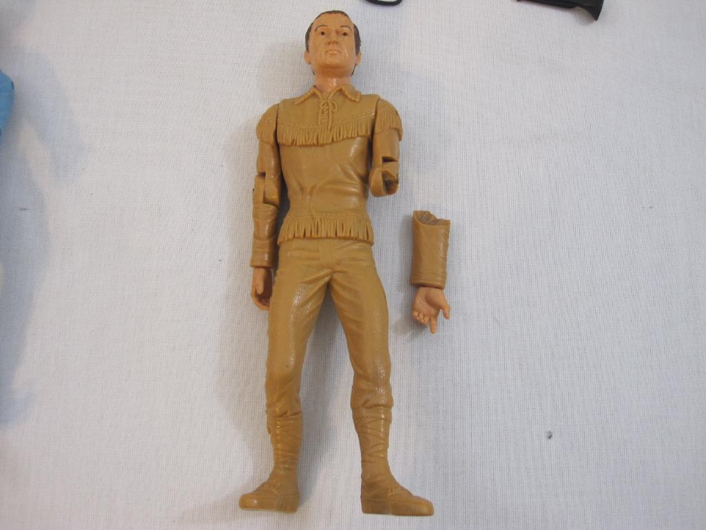 Lot of 5 Louis Marx Action Figures including General Custer, John West, Eric the Viking and more,