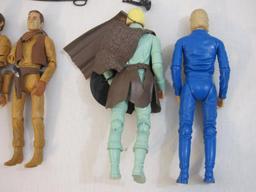 Lot of 5 Louis Marx Action Figures including General Custer, John West, Eric the Viking and more,