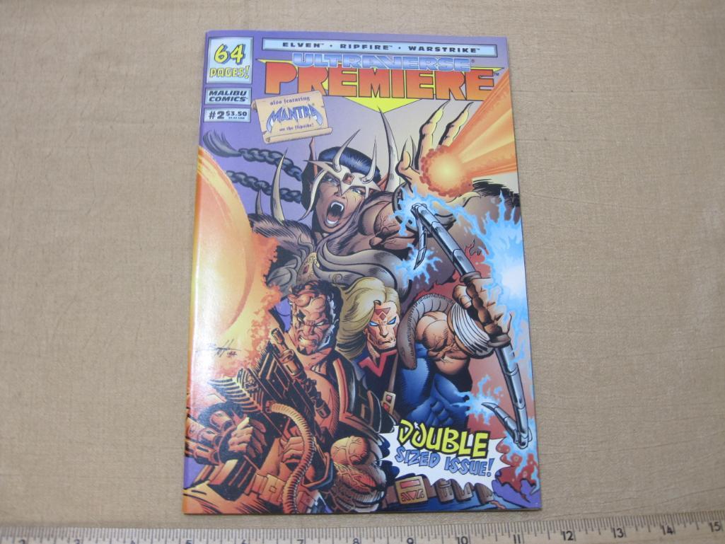 Three Malibu Comics Ultraverse includes Firearm, Break-Thru and Premiere 8oz