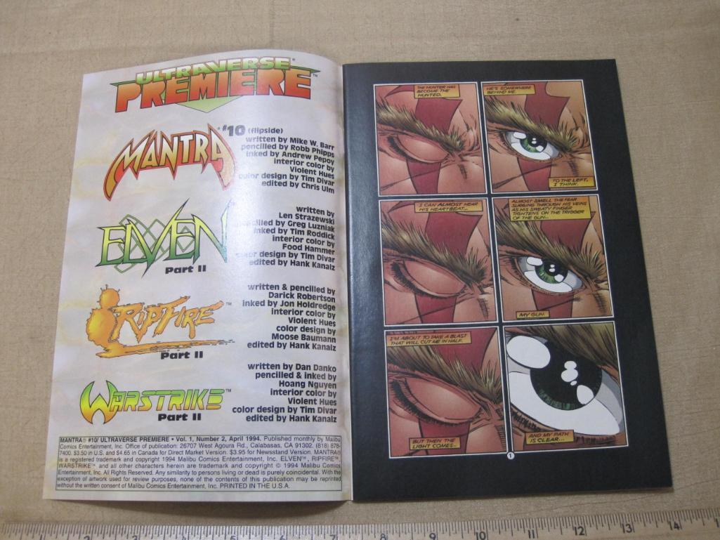 Three Malibu Comics Ultraverse includes Firearm, Break-Thru and Premiere 8oz