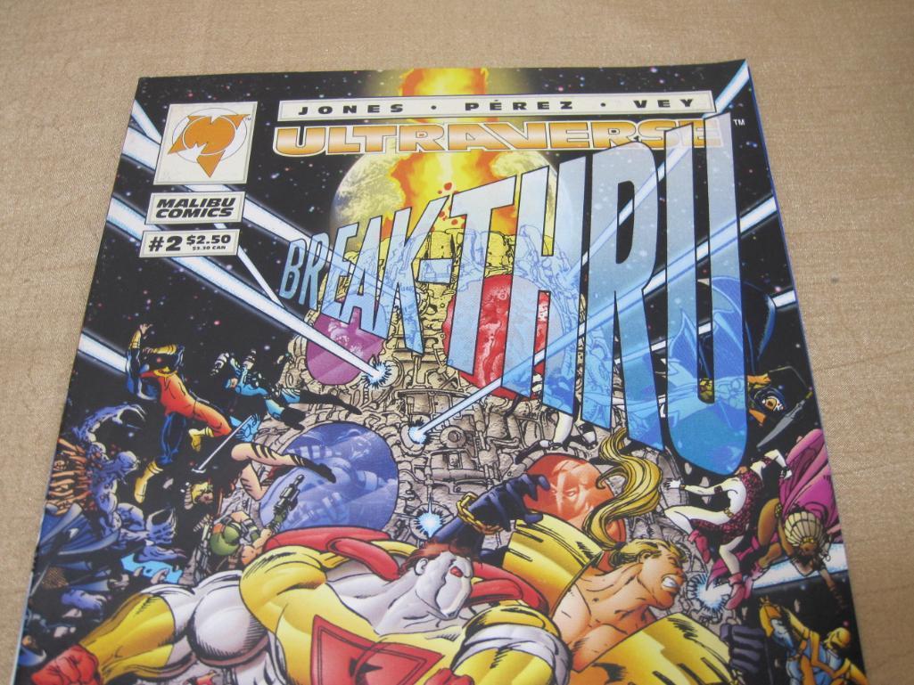 Three Malibu Comics Ultraverse includes Firearm, Break-Thru and Premiere 8oz